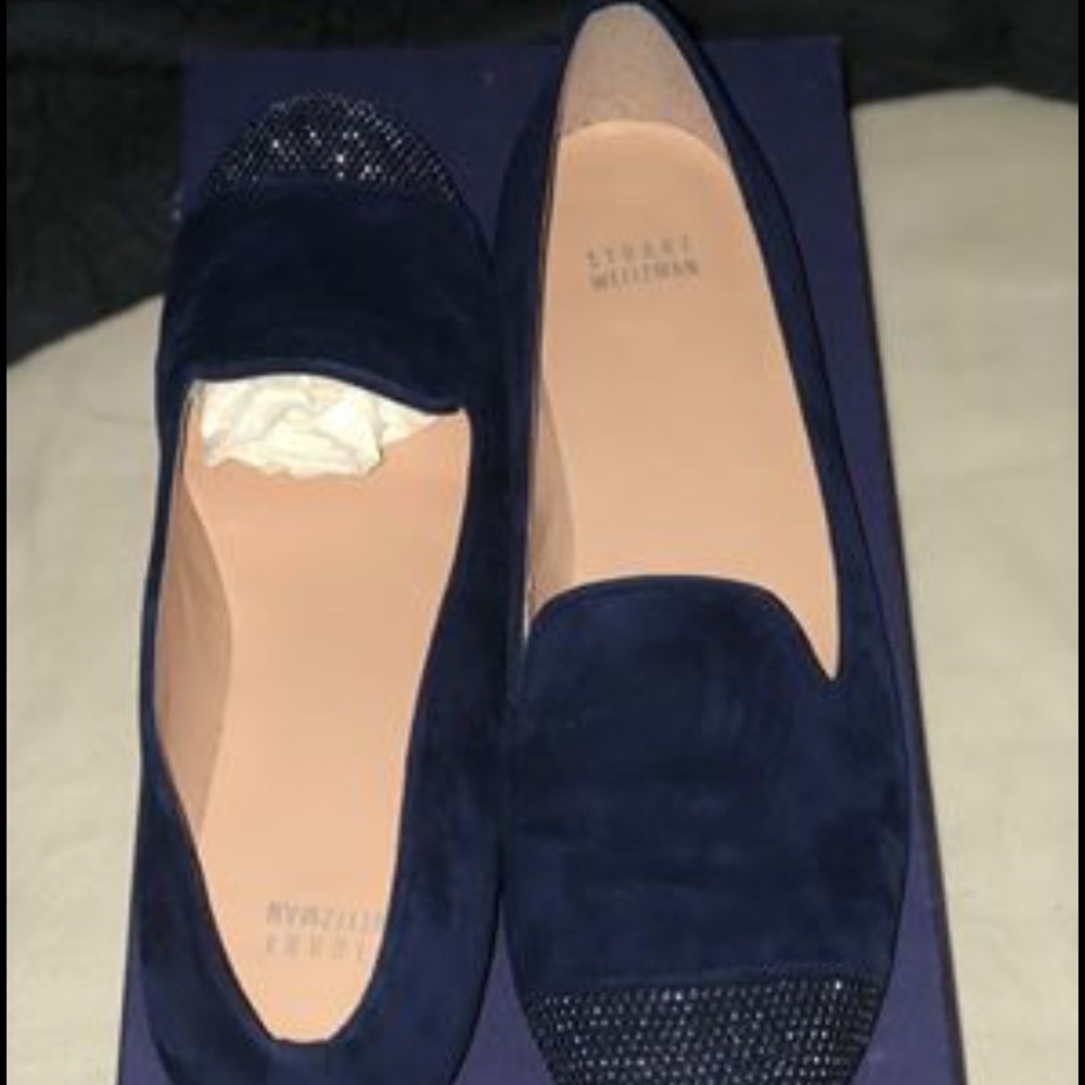 Stuart Weizman Royal Blue Loafers